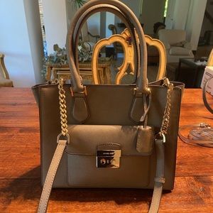 Taupe medium size handbag of Michael Kors Collection